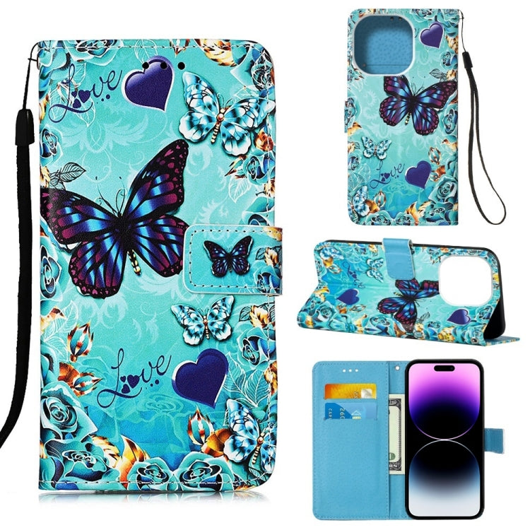 Custodia portafoglio in pelle con slot carte per iPhone 14 Pro Ma