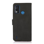 KHAZNEH Custodia per telefono in pelle con trama opaca, For Motorola Moto G62 5G, For Nokia G11 Plus, For Nokia G100, For Xiaomi 12S Ultra