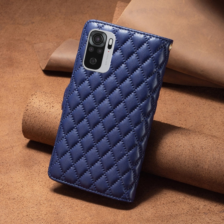 Custodia per telefono a conchiglia in pelle con portafoglio con cerniera Diamond Lattice, For Xiaomi Redmi Note 10 4G / 10S, For Xiaomi Redmi Note 10 Pro/10 Pro Max, For Xiaomi Redmi Note 11 / 11S Global, For Xiaomi Redmi Note 11 Pro/11 Pro 5G Global