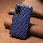 Custodia per telefono a conchiglia in pelle con portafoglio con cerniera Diamond Lattice, For Xiaomi Mi 10T 5G/10T Pro 5G/Redmi K30S, For Xiaomi Mi 10T Lite 5G, For Xiaomi Mi 11i/Poco F3/Redmi K40/K40 Pro, For Xiaomi Mi 11 Lite
