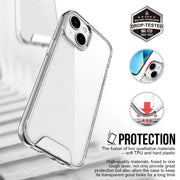 Custodia per telefono in TPU acrilico trasparente, For iPhone 14, For iPhone 14 Plus, For iPhone 14 Pro, For iPhone 14 Pro Max