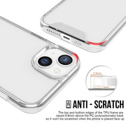 Custodia per telefono in TPU acrilico trasparente, For iPhone 14, For iPhone 14 Plus, For iPhone 14 Pro, For iPhone 14 Pro Max