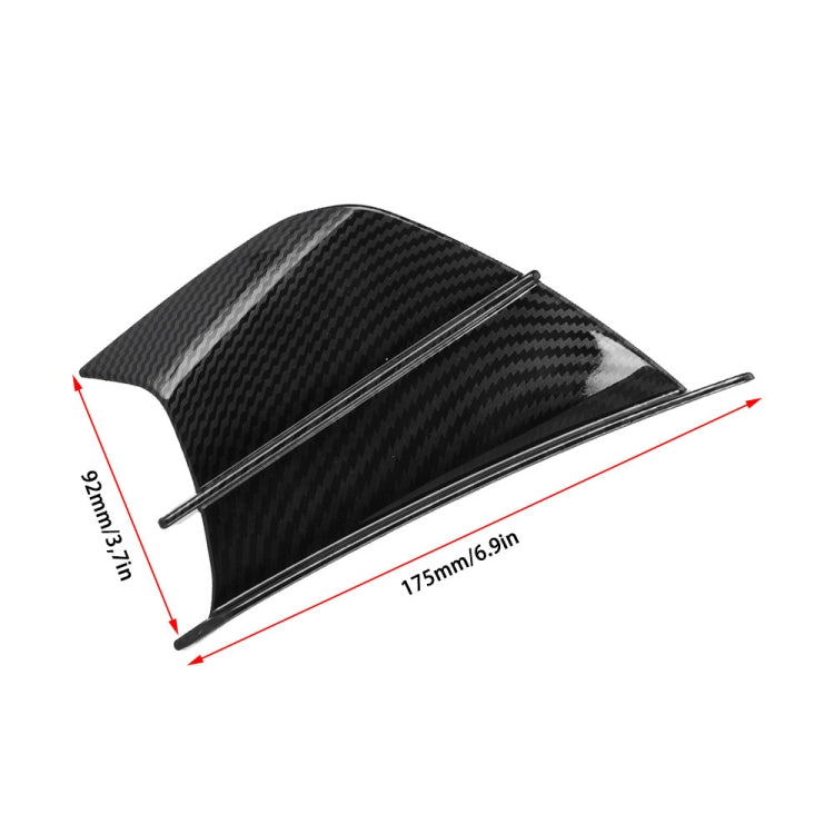 Spoiler per kit alettone aerodinamico per moto, Glossy Carbon, Matte Carbon, Forged Texture