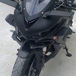 Spoiler per kit alettone aerodinamico per moto, Glossy Carbon, Matte Carbon, Forged Texture