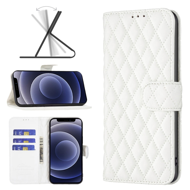 Custodia per telefono a conchiglia in pelle con portafoglio Diamond Lattice, For iPhone 12 mini, For iPhone 12 / 12 Pro, For iPhone12 / 12 Pro, For iPhone 11, For iPhone 11 Pro