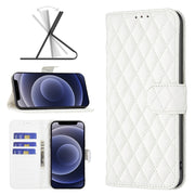 Custodia per telefono a conchiglia in pelle con portafoglio Diamond Lattice, For iPhone 12 mini, For iPhone 12 / 12 Pro, For iPhone12 / 12 Pro, For iPhone 11, For iPhone 11 Pro