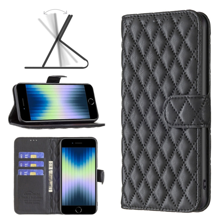 Custodia portafoglio in pelle con supporto per iPhone SE 2022