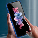 Custodia per telefono pieghevole PC Skin Feel, For Samsung Galaxy Z Flip4 5G