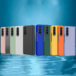 Custodia per telefono pieghevole PC Skin Feel, For Samsung Galaxy Z Fold4 5G