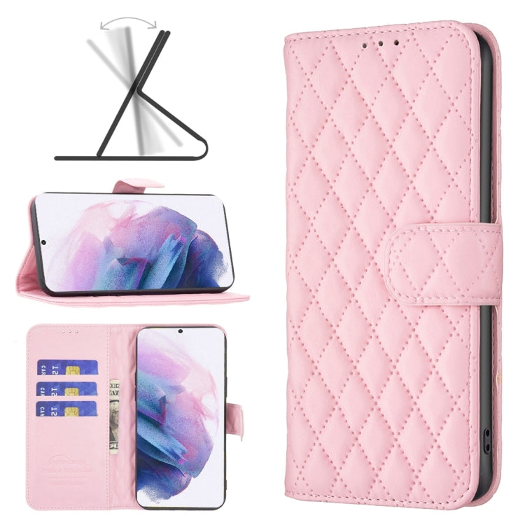 Custodia per telefono a conchiglia in pelle con portafoglio Diamond Lattice, For Samsung Galaxy S21 FE / S21 Lite, For Samsung Galaxy S21 Ultra 5G, For Samsung Galaxy S21 Plus 5G, For Samsung Galaxy S20 5G