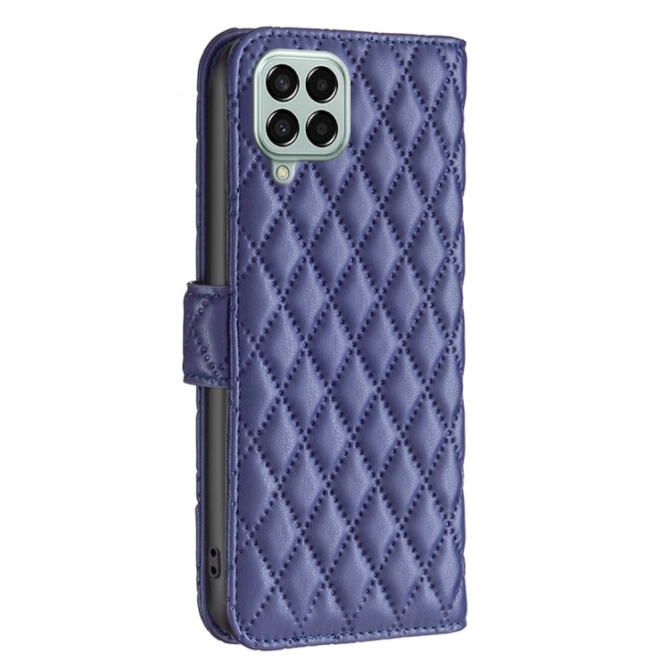 Custodia per telefono a conchiglia in pelle con portafoglio Diamond Lattice, For Samsung Galaxy M33 5G, For Samsung Galaxy M23 5G, For Samsung Galaxy A73 5G, For Samsung Galaxy A72 4G / 5G