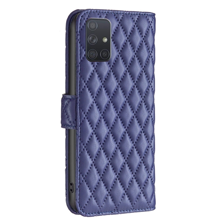 Custodia per telefono a conchiglia in pelle con portafoglio Diamond Lattice, For Samsung Galaxy A71 4G, For Samsung Galaxy A53 5G, For Samsung Galaxy A52 / A52s 5G, For Samsung Galaxy A51 4G