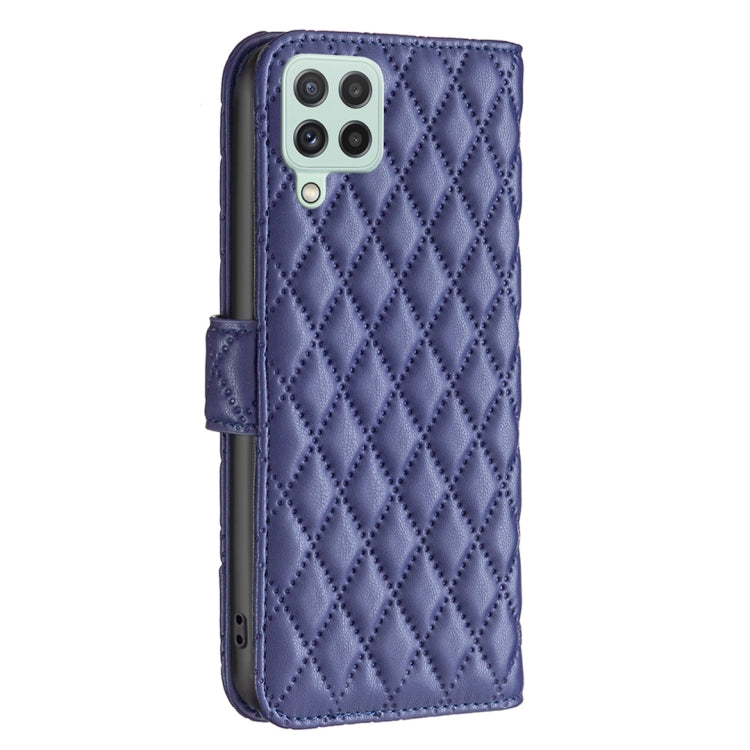 Custodia per telefono a conchiglia in pelle con portafoglio Diamond Lattice, For Galaxy A22 4G, For Samsung Galaxy A13 4G / 5G, For Samsung Galaxy A12, For Samsung Galaxy A03s / A02s