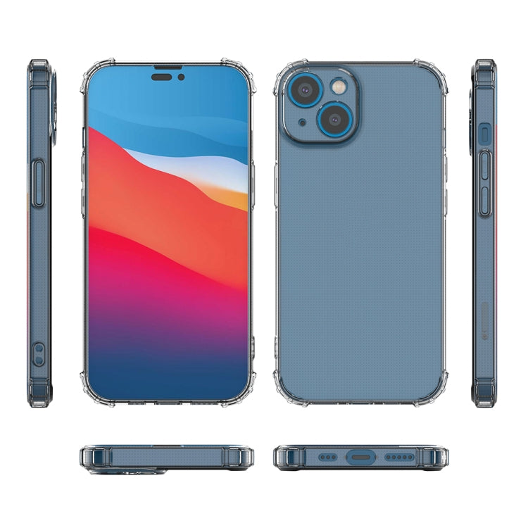 Custodia TPU trasparente per iPhone 14, 14 Plus, 14 Pro, 14 Pro M