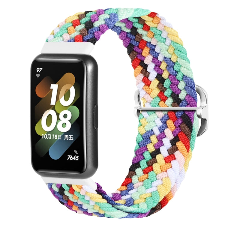 Cinturino per orologio con fibbia intrecciata in nylon, For Huawei Band 7