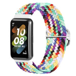 Cinturino per orologio con fibbia intrecciata in nylon, For Huawei Band 7