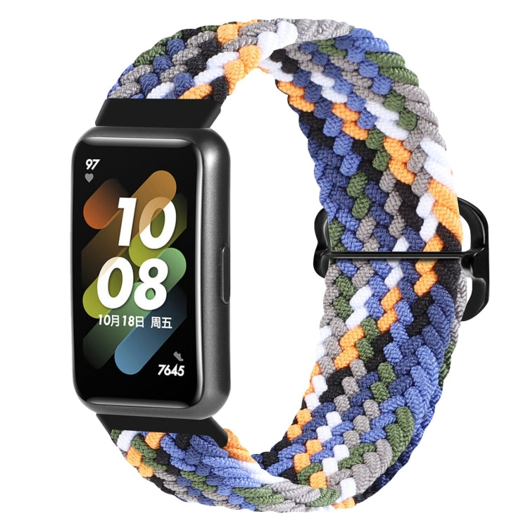 Cinturino per orologio con fibbia intrecciata in nylon, For Huawei Band 7