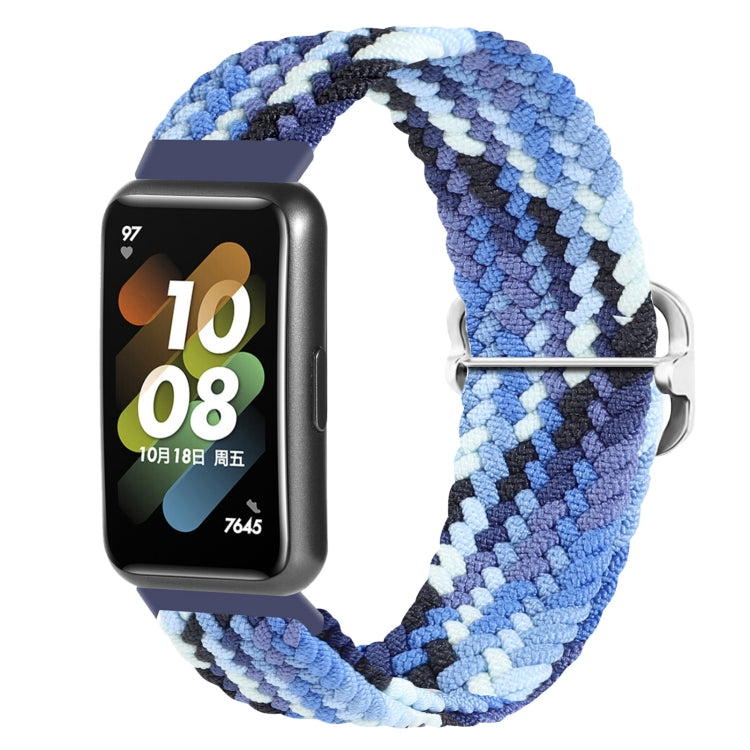 Cinturino per orologio con fibbia intrecciata in nylon, For Huawei Band 7
