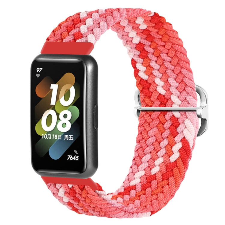Cinturino per orologio con fibbia intrecciata in nylon, For Huawei Band 7
