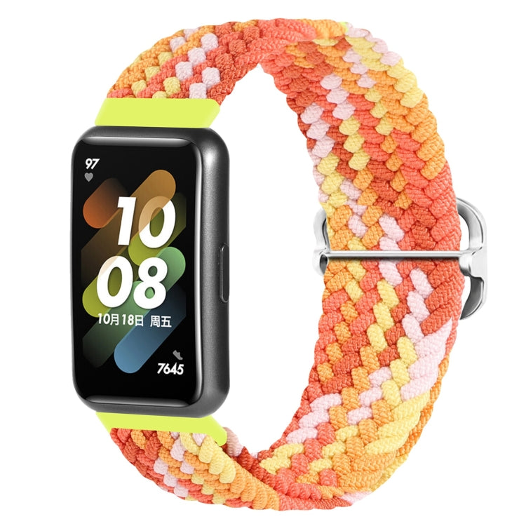 Cinturino per orologio con fibbia intrecciata in nylon, For Huawei Band 7