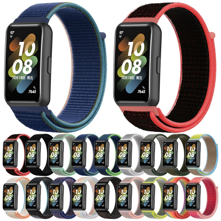 Cinturino per orologio con fibbia ad anello in nylon, For Huawei Band 7