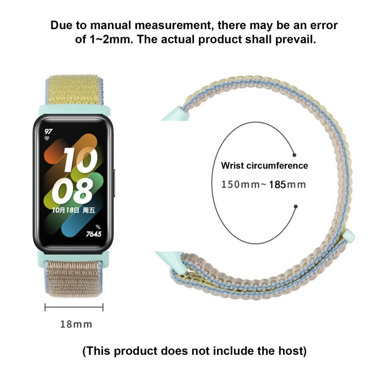 Cinturino per orologio con fibbia ad anello in nylon, For Huawei Band 7