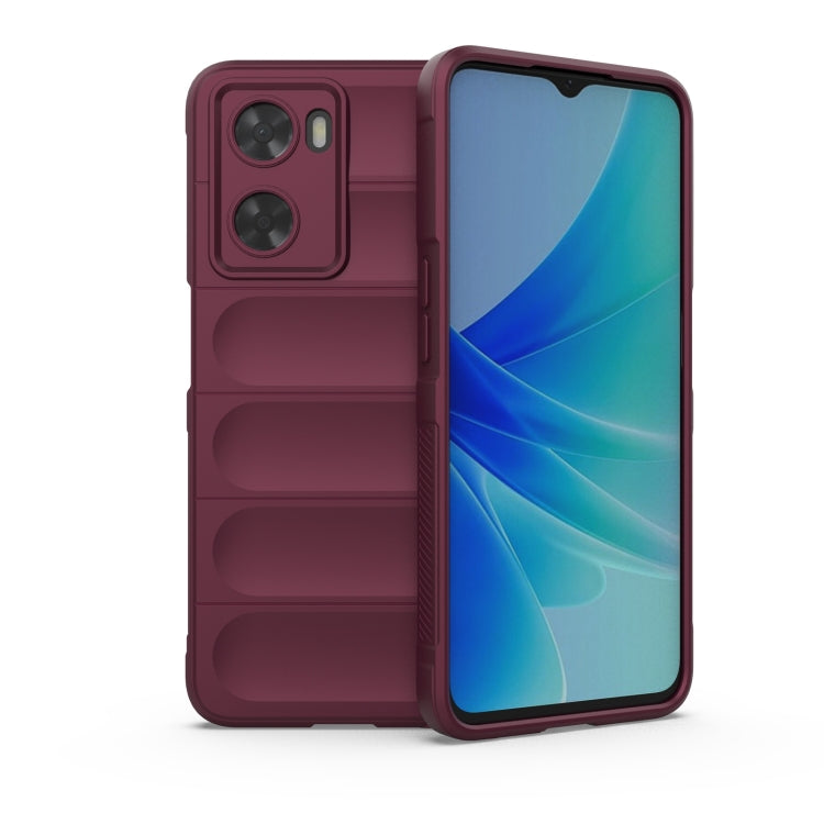Magic Shield TPU + custodia per telefono in flanella, For OPPO A57 4G Global, For Honor Magic4