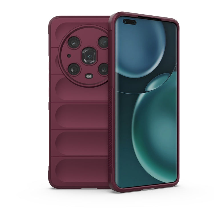 Magic Shield TPU + custodia per telefono in flanella, For Honor Magic4 Pro