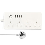 Multipresa smart 4 fori + 4 prese USB ZigBee e WiFi 13A