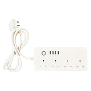 SM-SO301-K 4 fori + 4 prese multiple multiuso USB, presa UK, ZigBee 13A, WIFI  13A