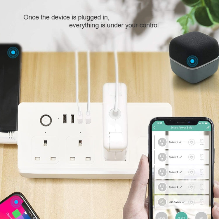 Multipresa smart 4 fori + 4 prese USB ZigBee e WiFi 13A