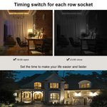 Multipresa smart 4 fori + 4 prese USB ZigBee e WiFi 13A