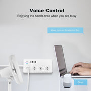 SM-SO301-B 4 fori + 4 prese multiple multiuso USB, spina brasiliana, ZigBee 10A, WiFi 10A