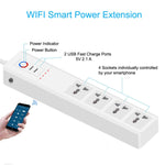 Multipresa smart 4 fori 2 USB ZigBee e WiFi 16A