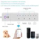 Multipresa smart 4 fori 2 prese USB ZigBee WiFi 10A-16A