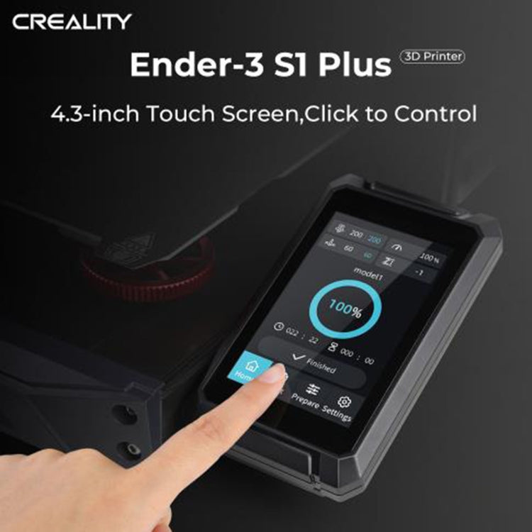 Ender-3 S1 Plus Stampante 3D Full Metal Dual-Gear