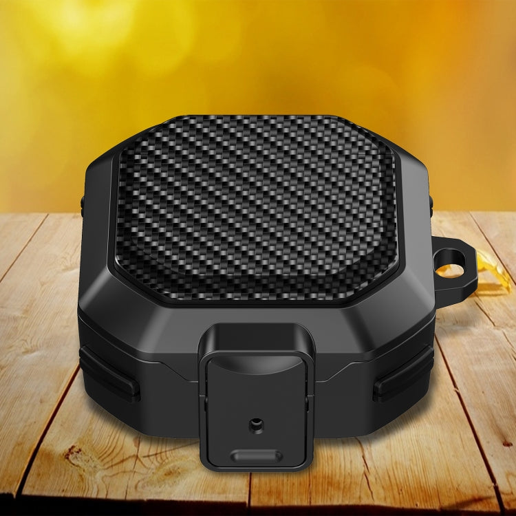 Custodia per auricolari anticaduta in fibra di carbonio con interruttore, For Samsung Galaxy Buds Live/Buds Pro/Buds 2/2 Pro