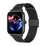 GT30 Smart Watch con schermo TFT da 1,69 pollici, Bnad in acciaio IP67 Supporto impermeabile Chiamata Bluetooth / Modalità sportive multiple, Steel Bnad