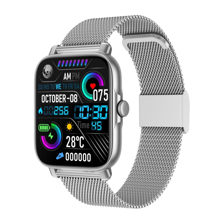 GT30 Smart Watch con schermo TFT da 1,69 pollici, Bnad in acciaio IP67 Supporto impermeabile Chiamata Bluetooth / Modalità sportive multiple, Steel Bnad