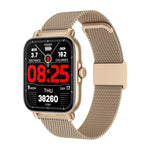 GT30 Smart Watch con schermo TFT da 1,69 pollici, Bnad in acciaio IP67 Supporto impermeabile Chiamata Bluetooth / Modalità sportive multiple, Steel Bnad