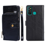 Custodia per cellulare in pelle con cerniera, For Infinix Hot 8/Hot 8 Lite/X650/X650B/Tecon Camon 12, For Infinix Hot 9/Note 7 Lite/X655C, For Infinix Hot 10 Lite/Smart 5, For Infinix Smart 4/X653, For Infinix Smart HD 2021/X612, For Itel Vision 1
