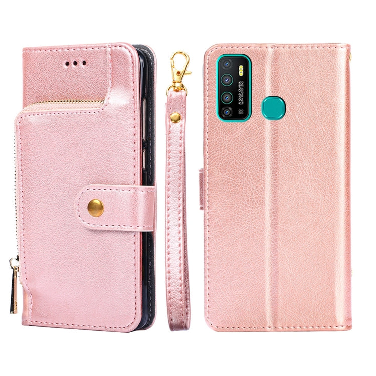 Custodia per cellulare in pelle con cerniera, For Infinix Hot 8/Hot 8 Lite/X650/X650B/Tecon Camon 12, For Infinix Hot 9/Note 7 Lite/X655C, For Infinix Hot 10 Lite/Smart 5, For Infinix Smart 4/X653, For Infinix Smart HD 2021/X612, For Itel Vision 1