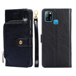 Custodia per cellulare in pelle con cerniera, For Infinix Hot 8/Hot 8 Lite/X650/X650B/Tecon Camon 12, For Infinix Hot 9/Note 7 Lite/X655C, For Infinix Hot 10 Lite/Smart 5, For Infinix Smart 4/X653, For Infinix Smart HD 2021/X612, For Itel Vision 1