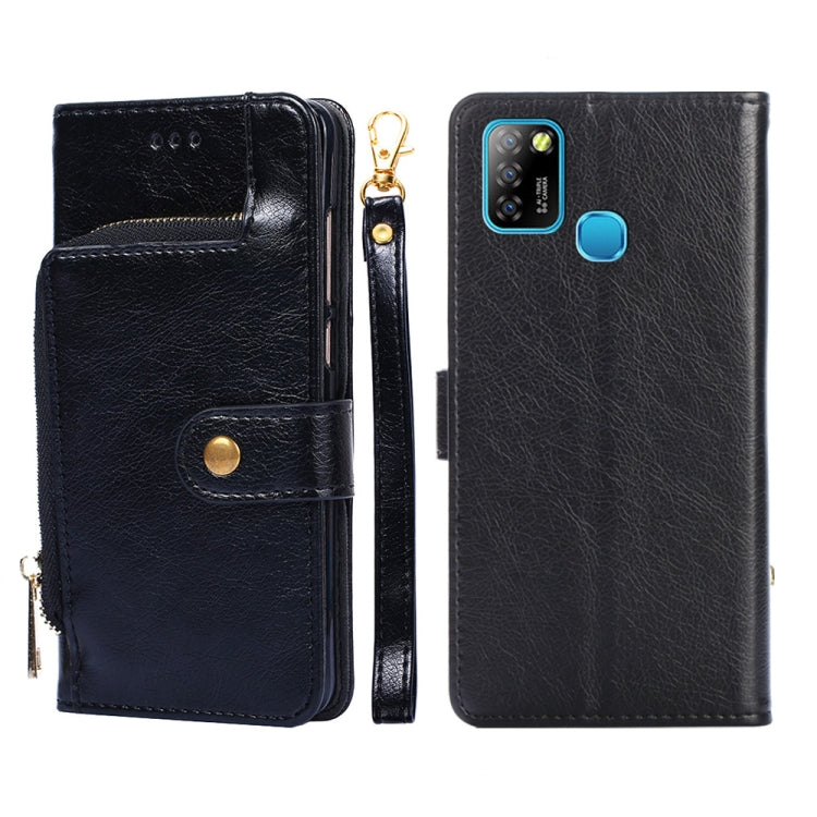 Custodia per cellulare in pelle con cerniera, For Infinix Hot 8/Hot 8 Lite/X650/X650B/Tecon Camon 12, For Infinix Hot 9/Note 7 Lite/X655C, For Infinix Hot 10 Lite/Smart 5, For Infinix Smart 4/X653, For Infinix Smart HD 2021/X612, For Itel Vision 1