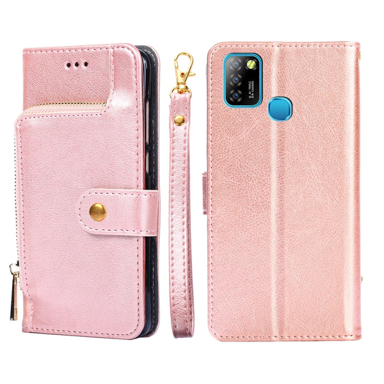 Custodia per cellulare in pelle con cerniera, For Infinix Hot 8/Hot 8 Lite/X650/X650B/Tecon Camon 12, For Infinix Hot 9/Note 7 Lite/X655C, For Infinix Hot 10 Lite/Smart 5, For Infinix Smart 4/X653, For Infinix Smart HD 2021/X612, For Itel Vision 1