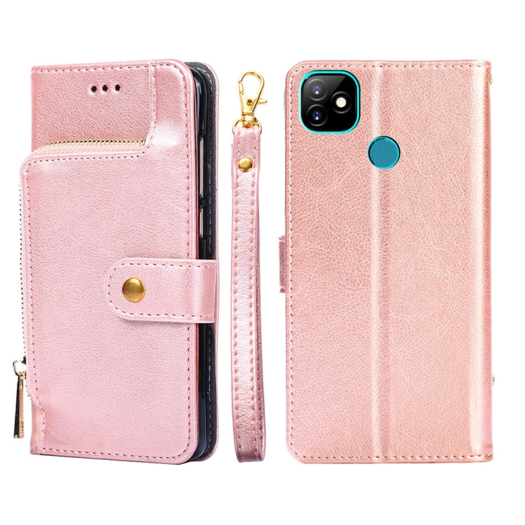 Custodia per cellulare in pelle con cerniera, For Infinix Hot 8/Hot 8 Lite/X650/X650B/Tecon Camon 12, For Infinix Hot 9/Note 7 Lite/X655C, For Infinix Hot 10 Lite/Smart 5, For Infinix Smart 4/X653, For Infinix Smart HD 2021/X612, For Itel Vision 1