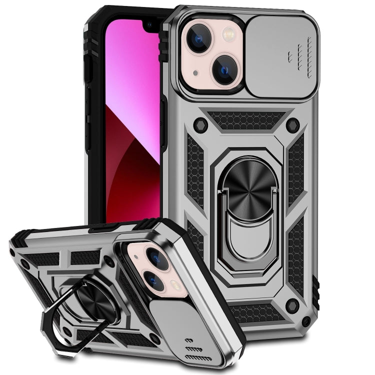 Custodia con copertura scorrevole per iPhone 14