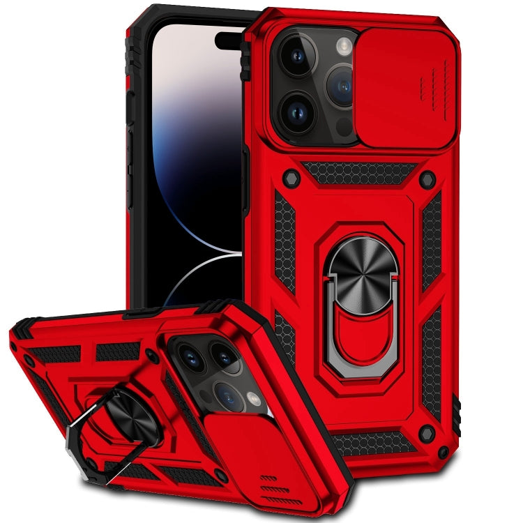 Custodia con copertura scorrevole per iPhone 14