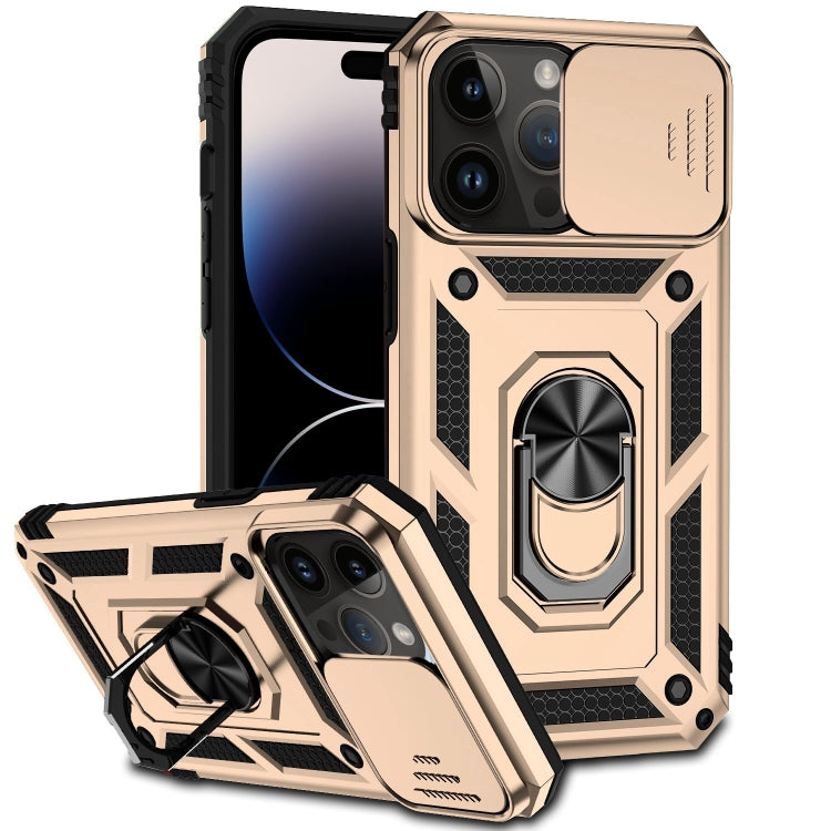 Custodia con copertura scorrevole per iPhone 14