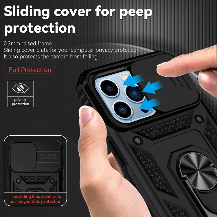 Custodia con copertura scorrevole per iPhone 14 Pro Max